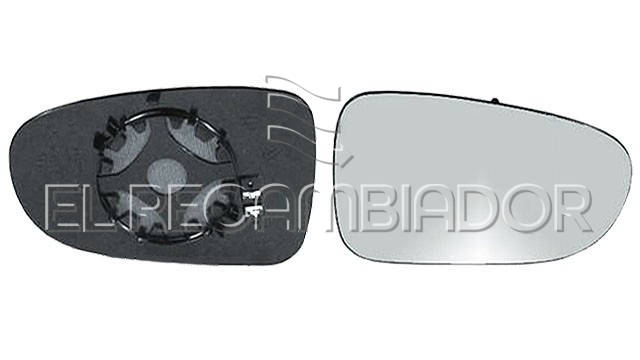 GLASS WITH SUPPORT Right side (passenger) VW SHARAN (95-98) - 31855022