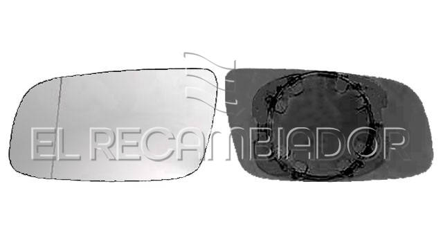 GLASS WITH SUPPORT Left side (driver) VW SHARAN (01-04) - 31855031