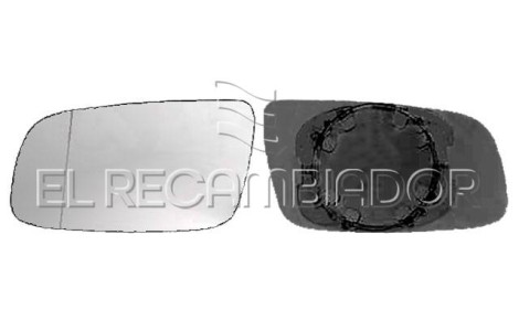 GLASS WITH SUPPORT Left side (driver) VW SHARAN (01-04) - 31855031