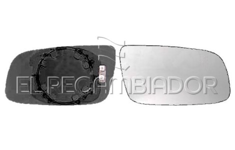 GLASS WITH SUPPORT Right side (passenger) VW SHARAN (01-04) - 31855024