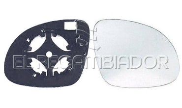 GLASS WITH SUPPORT Right side (passenger) VW TIGUAN (07-16) - 31285102