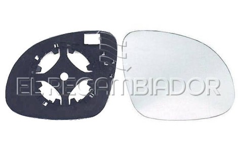 GLASS WITH SUPPORT Right side (passenger) VW TIGUAN (07-16) - 31285102