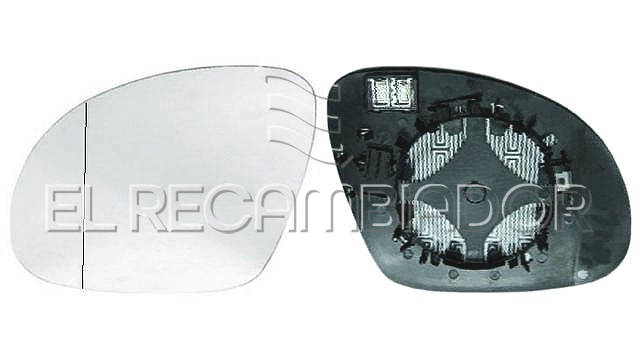 GLASS WITH SUPPORT Left side (driver) VW TIGUAN (07-16) - 31284701