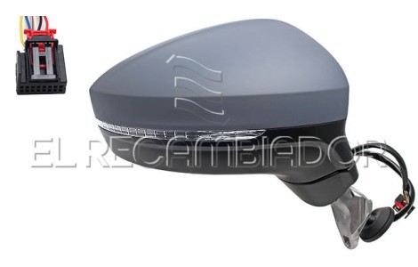 ESPEJO COMPLETO Lado derecho (acompañante) VW TIGUAN (16-) - 27347812