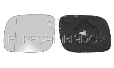 GLASS WITH SUPPORT Left side (driver) VW TOUAREG (02-07) - 31344701