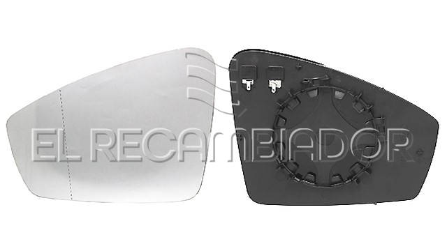 GLASS WITH SUPPORT Left side (driver) VW TOUAREG (18-) - 31344911