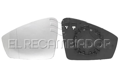 GLASS WITH SUPPORT Left side (driver) VW TOUAREG (18-) - 31344911