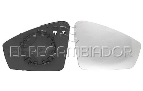 GLASS WITH SUPPORT Right side (passenger) VW TOUAREG (18-) - 31344912