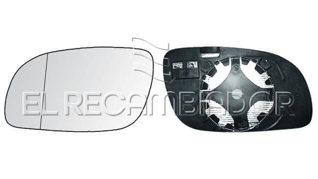 GLASS WITH SUPPORT Right side (passenger) VW TOURAN (03-10) - 31910122