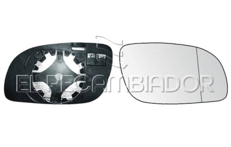 GLASS WITH SUPPORT Right side (passenger) VW TOURAN (03-10) - 31910142