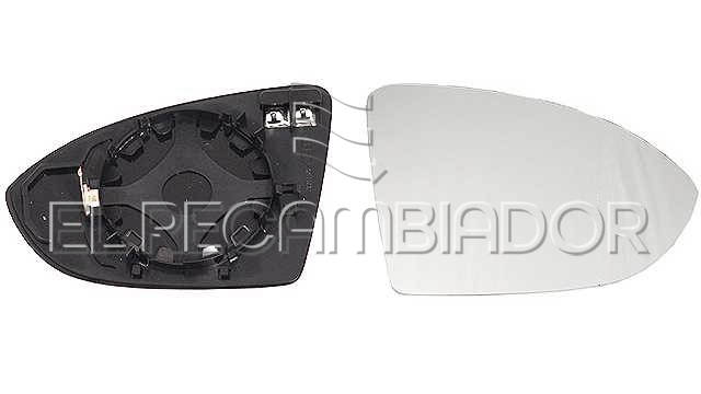 GLASS WITH SUPPORT Right side (passenger) VW TOURAN (15-) - 31911002