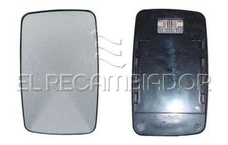 GLASS WITH SUPPORT Left side (driver) VW TRANSPORTER Serie LT (96-06)  - 31509021