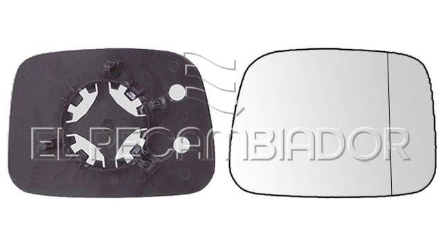 CRISTAL CON SOPORTE Lado derecho (acompañante) VW TRANSPORTER T5 (03-09) - 31917232