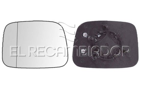 CRISTAL CON SOPORTE Lado izquierdo (conductor) VW TRANSPORTER T5 (03-09) - 31917241