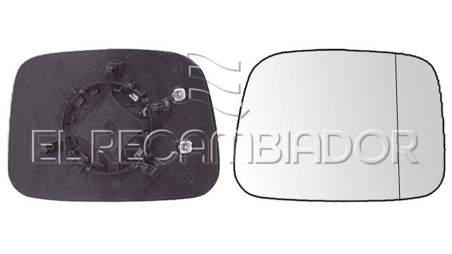 CRISTAL CON SOPORTE Lado derecho (acompañante) VW TRANSPORTER T5 (03-09) - 31917242
