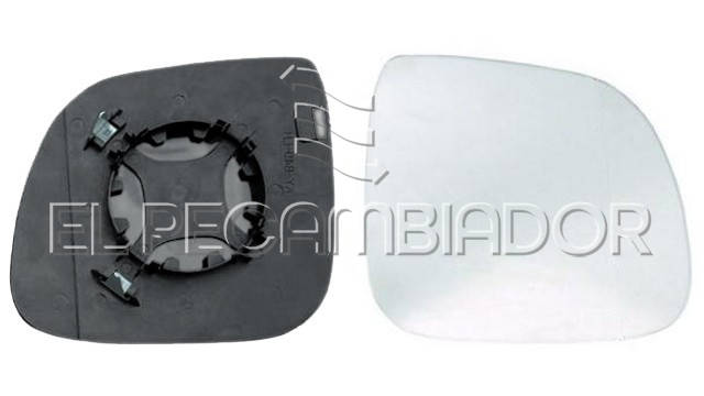 GLASS WITH SUPPORT Right side (passenger) VW TRANSPORTER T6 (15-) - 31340602