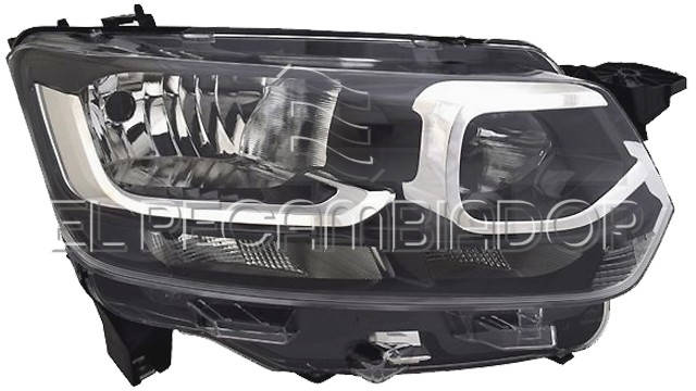 FARO PRINCIPAL Lado derecho (acompañante) CITROEN BERLINGO (18-) 2 Portones Tras. - 11223752