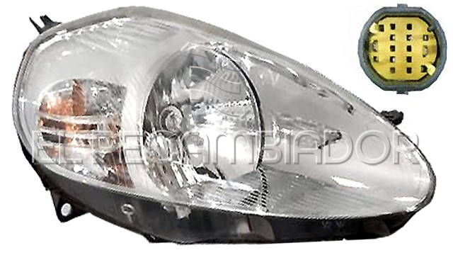 FARO PRINCIPAL Lado derecho (acompañante) FIAT GRANDE PUNTO (05-13) 3/5 Ptas. - 11304302