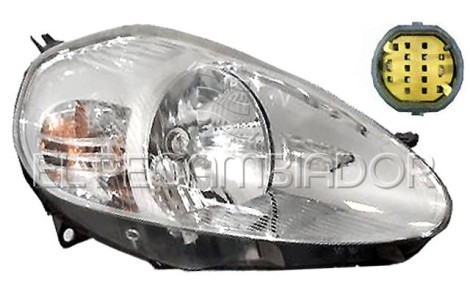 FARO PRINCIPAL Lado derecho (acompañante) FIAT GRANDE PUNTO (05-13) 3/5 Ptas. - 11304302