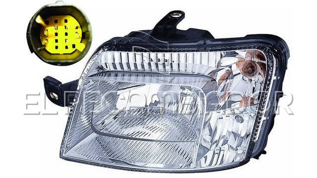 HEADLAMP Left side (driver) FIAT PANDA (03-11) - 11300801