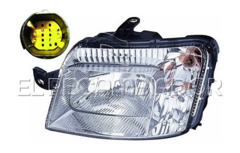 HEADLAMP Left side (driver) FIAT PANDA (03-11) - 11300801