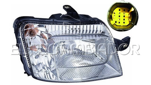 HEADLAMP Right side (passenger) FIAT PANDA (03-11) - 11300802