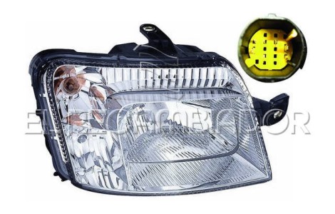 HEADLAMP Right side (passenger) FIAT PANDA (03-11) - 11300802