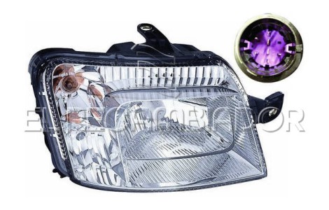 HEADLAMP Right side (passenger) FIAT PANDA (03-11) - 11300804