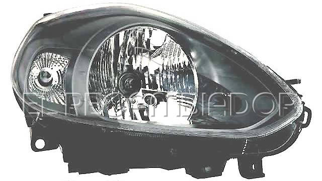 HEADLAMP Right side (passenger) FIAT PUNTO EVO (09-) 3/5 Ptas. - 11304404