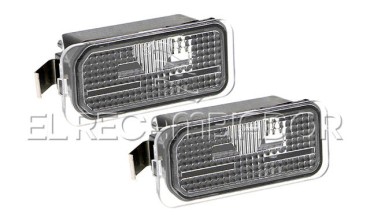 LUZ DE MATRICULA Juego de lado izquierdo + derecho FORD FIESTA (08-13) 3 Ptas. / 5 Ptas. - 17310819