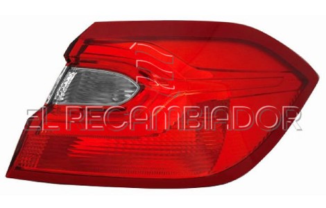 PILOTO TRASERO Lado derecho (acompañante) FORD FIESTA (17-23) 3 Ptas. / 5 Ptas. - 16017512