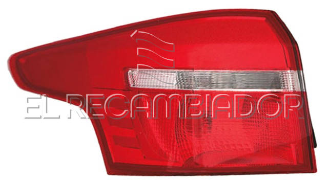 REAR LAMP Left side (driver) FORD FOCUS (15-18) Turnier - Familiar - 16310871