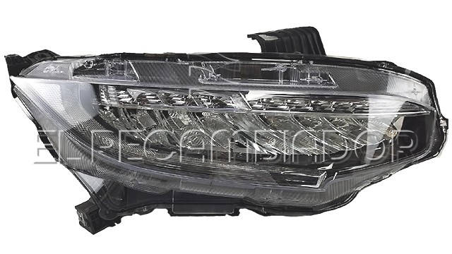 HEADLAMP Right side (passenger) HONDA CIVIC (17-20) 4 Ptas. Sedán - 11370712