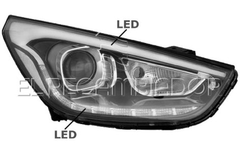 FARO PRINCIPAL Lado derecho (acompañante) HYUNDAI ix35 (13-15) - 11395812