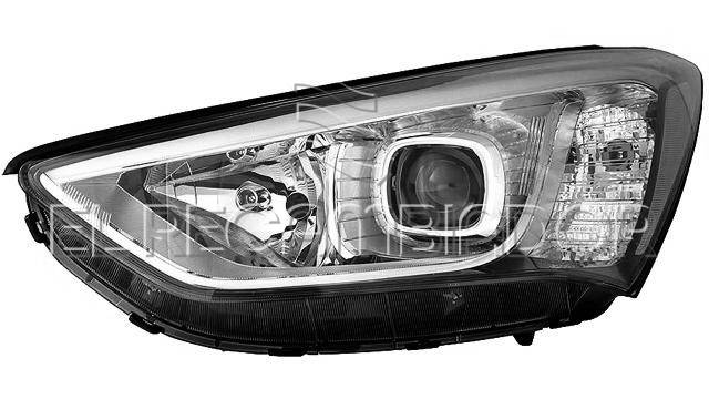 HEADLAMP Left side (driver) HYUNDAI SANTA FE (13-16) - 11397301