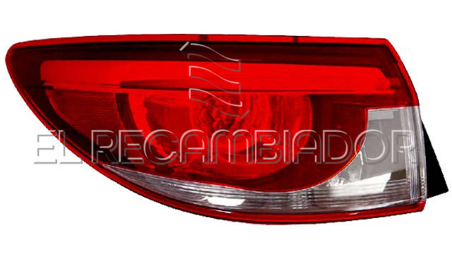 REAR LAMP Left side (driver) MAZDA 6 (12-18) 4 Ptas. Sedán - 16014931