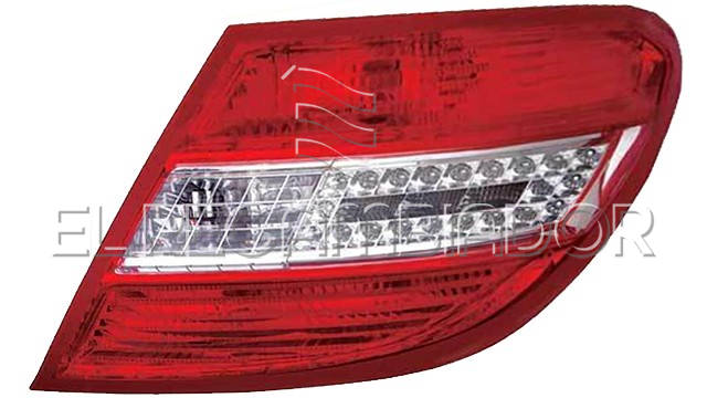 PILOTO TRASERO Lado derecho (acompañante) MERCEDES Clase C W204 (07-10) Berlina 4 Ptas. - 16502542