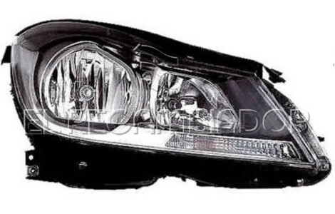 FARO PRINCIPAL Lado derecho (acompañante) MERCEDES Clase C W204 (10-14) Berlina 4 Ptas. - 11502904