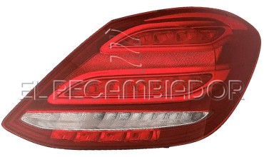 PILOTO TRASERO Lado derecho (acompañante) MERCEDES Clase C W205 (14-18) Berlina 4 Ptas. - 16503232