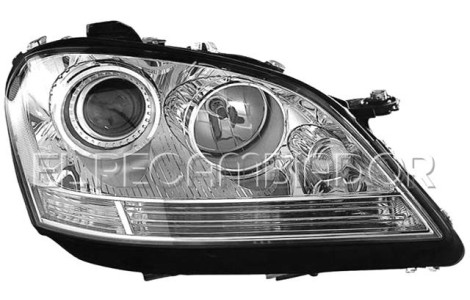 HEADLAMP Right side (passenger) MERCEDES Clase M W164 (05-08) - 11504102