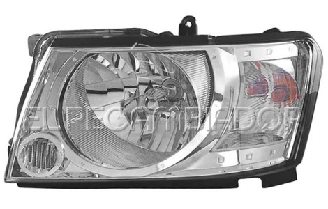 HEADLAMP Left side (driver) NISSAN PATROL GR V Wagon (Y61) / SAFARI (04-10) - 11522501