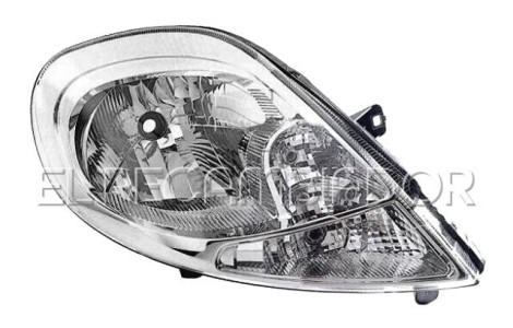 HEADLAMP Right side (passenger) NISSAN PRIMASTAR (06-09) - 11806202