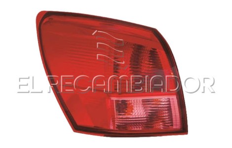 REAR LAMP Left side (driver) NISSAN QASHQAI (07-10) - 16529031