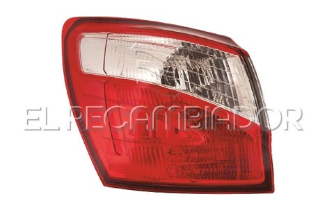 REAR LAMP Left side (driver) NISSAN QASHQAI (10-14) - 16529033