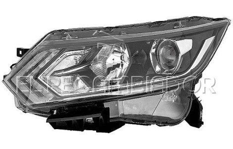 HEADLAMP Left side (driver) NISSAN QASHQAI (17-) - 11529211
