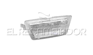 LUZ DE MATRICULA Lado izquierdo - Lado derecho (reversible) OPEL ASTRA G (98-04) 3 Ptas. / 5 Ptas. - 17533019