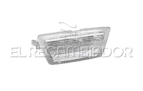 LUZ DE MATRICULA Lado izquierdo - Lado derecho (reversible) OPEL ASTRA G (98-04) 3 Ptas. / 5 Ptas. - 17533019