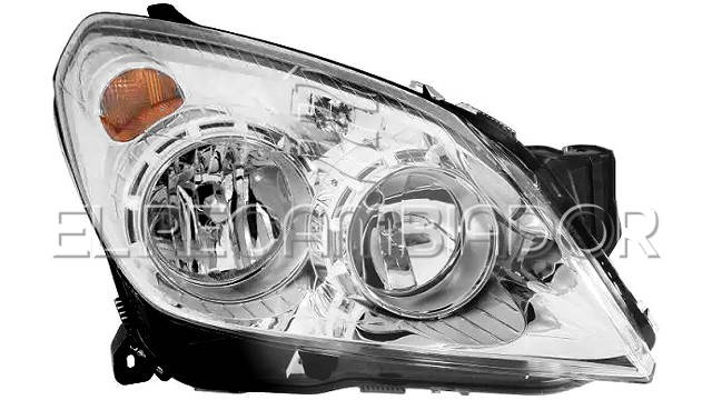 HEADLAMP Right side (passenger) OPEL ASTRA H (07-09) GTC 3 Ptas. - 11533502