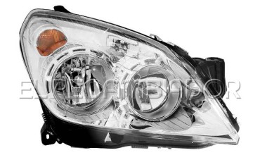 HEADLAMP Right side (passenger) OPEL ASTRA H (07-09) 4 Ptas. - 11533502