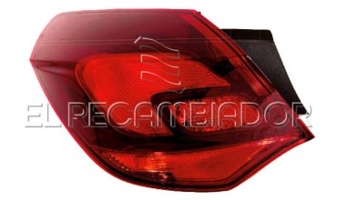 REAR LAMP Left side (driver) OPEL ASTRA J (09-15) 5 Ptas. - 16533621